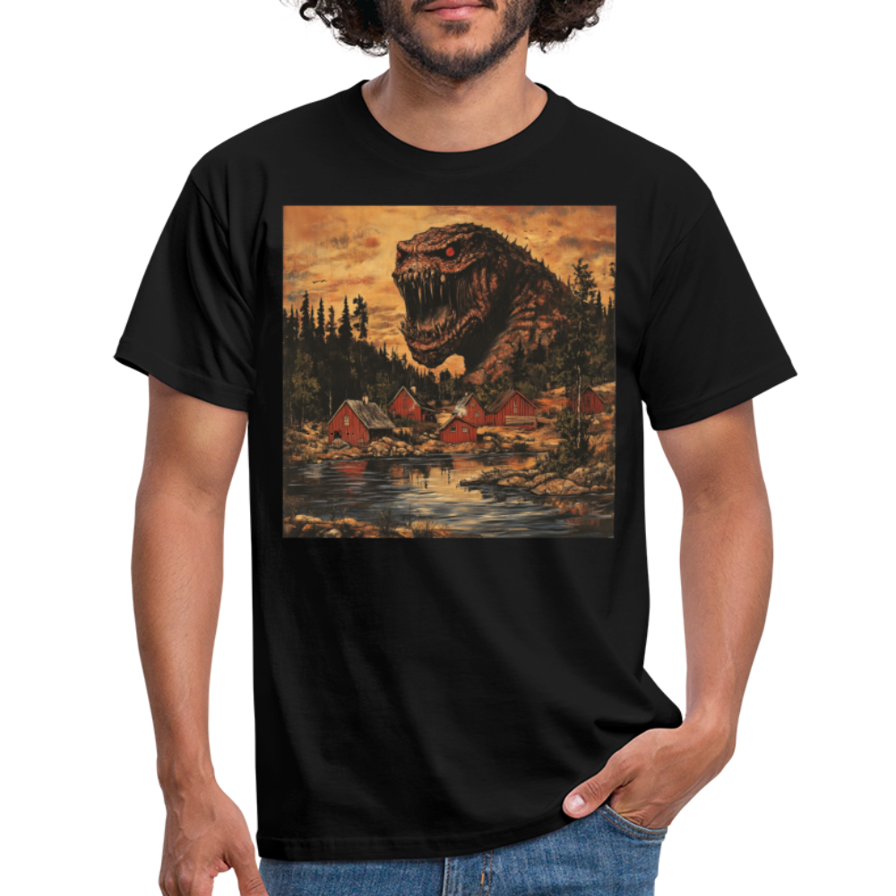 När Draken Vaknade vid Siljan, T-shirt herr - svart