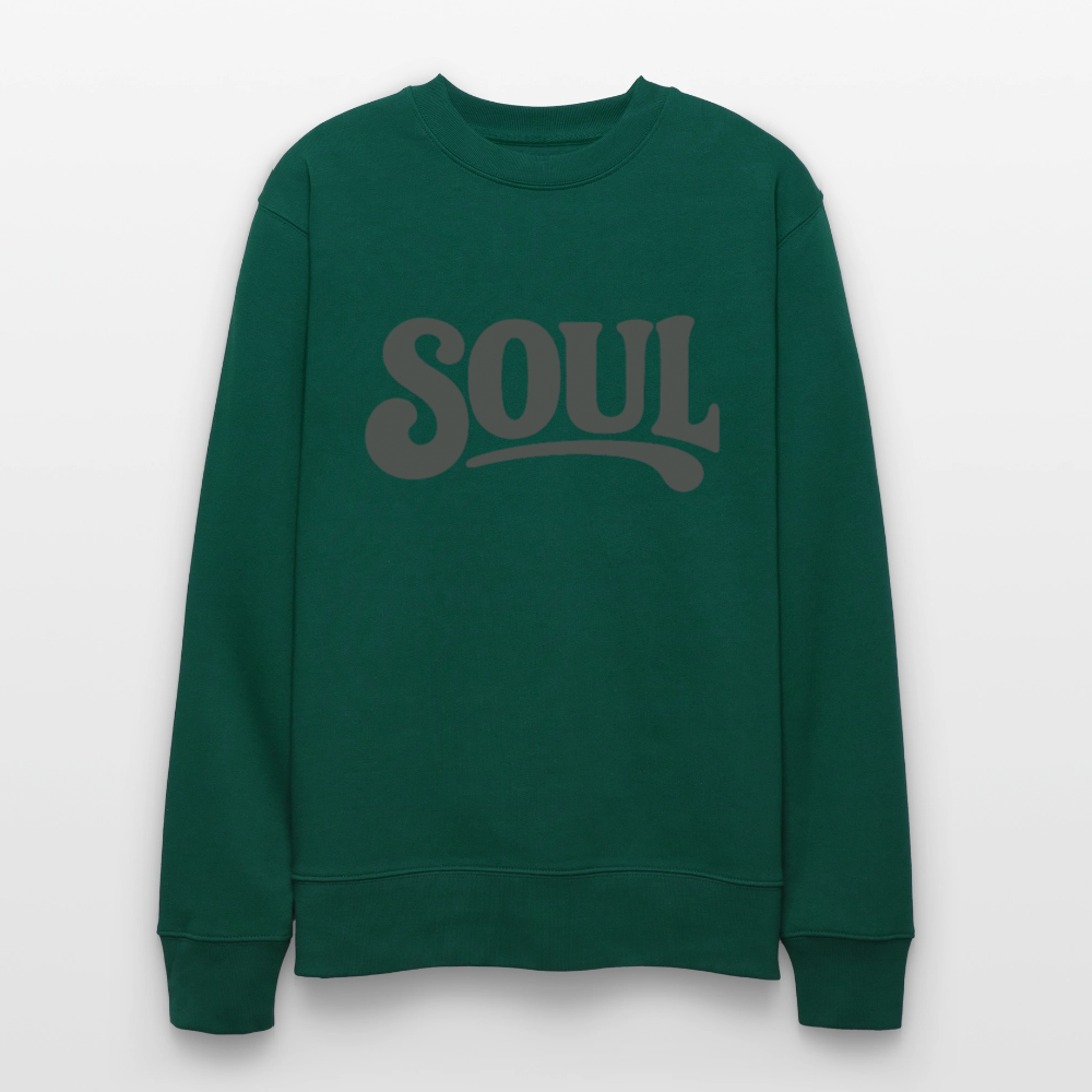 All About Soul, Ekologisk sweatshirt CHANGER unisex från Stanley/Stella - skogsgrön
