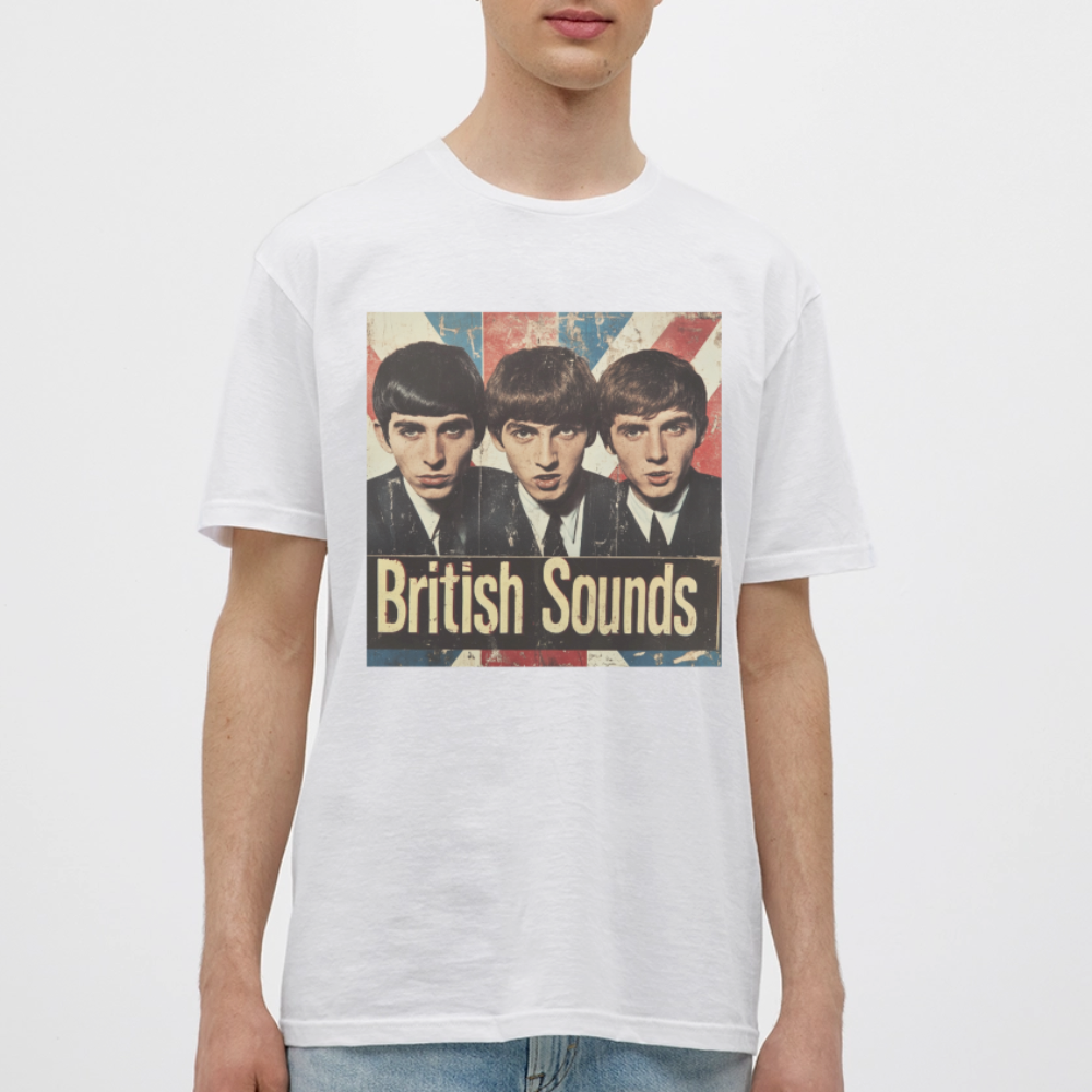 British sounds 1965, T-shirt herr - vit