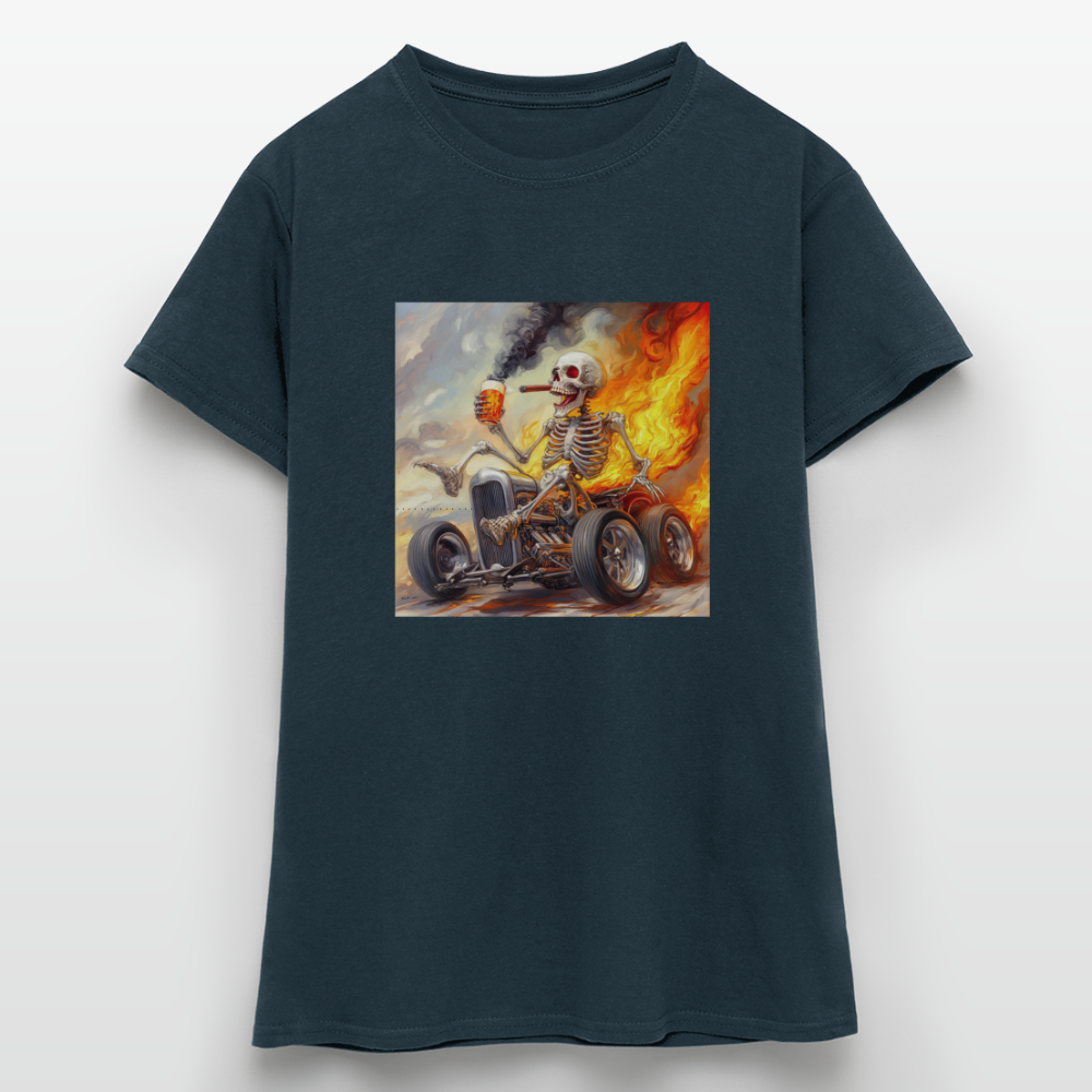 Knekta Krash, T-shirt dam - marinblå