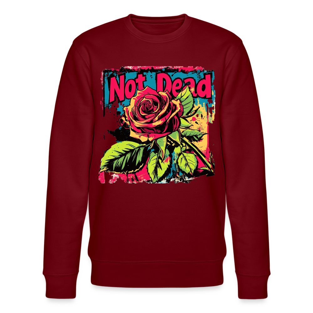 Den Eviga Rosen, Ekologisk sweatshirt CHANGER unisex från Stanley/Stella - vinröd