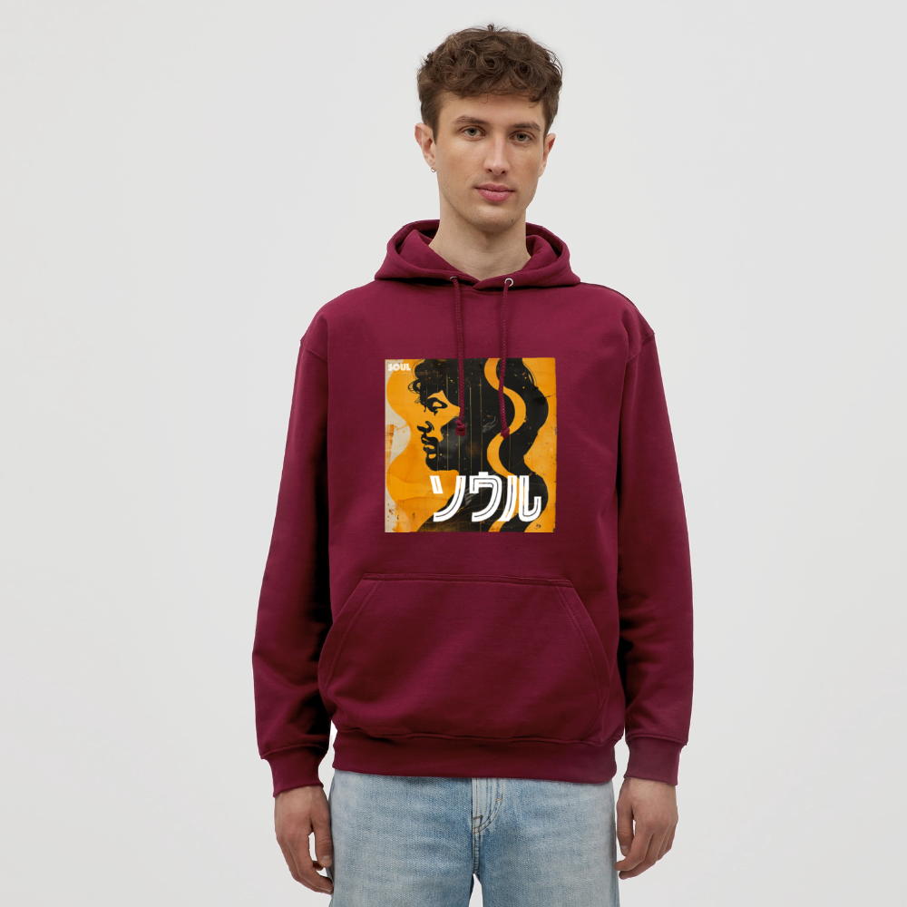 Nippon Grooves, Luvtröja unisex - bordeaux