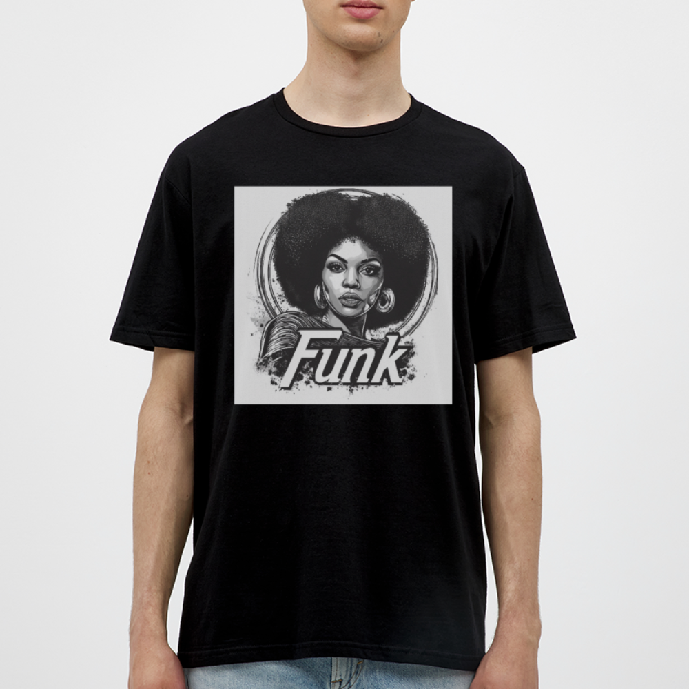 Funk Queen: Power in Motion, T-shirt herr - svart