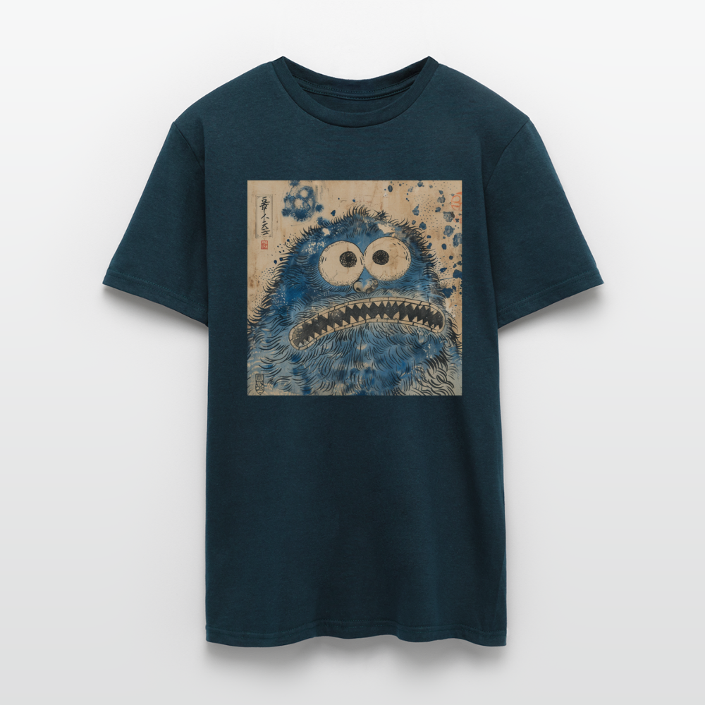 Uramiko ramlar i floden, T-shirt herr - marinblå