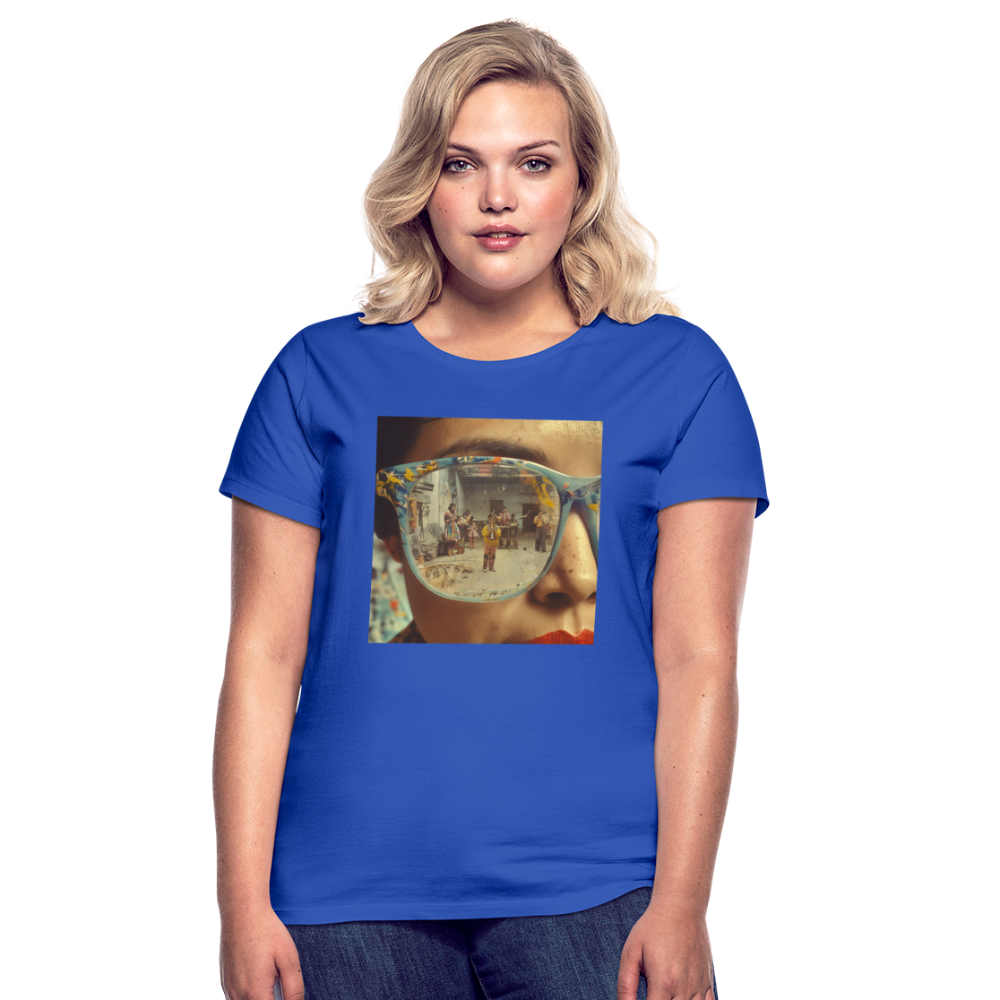 Reflektioner av Anderna, T-shirt dam - royalblå