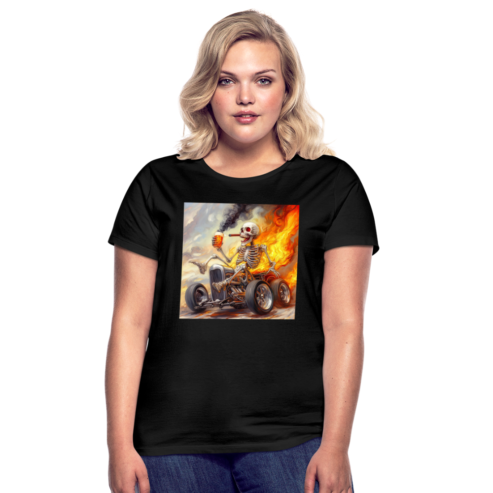 Knekta Krash, T-shirt dam - svart
