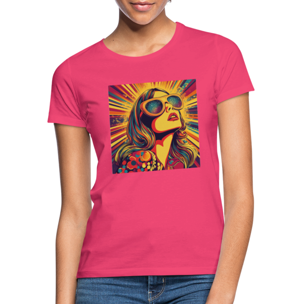 Disco Fever, T-shirt dam - azalea