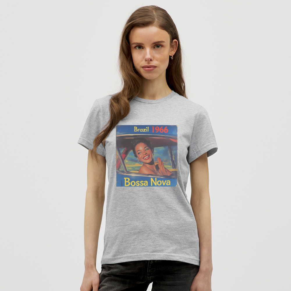 Isabela Costa, brazil 1966, T-shirt dam - gråmelerad