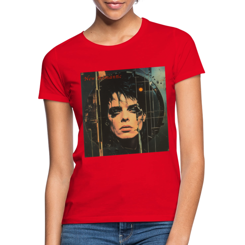 New Romance, T-shirt dam - röd