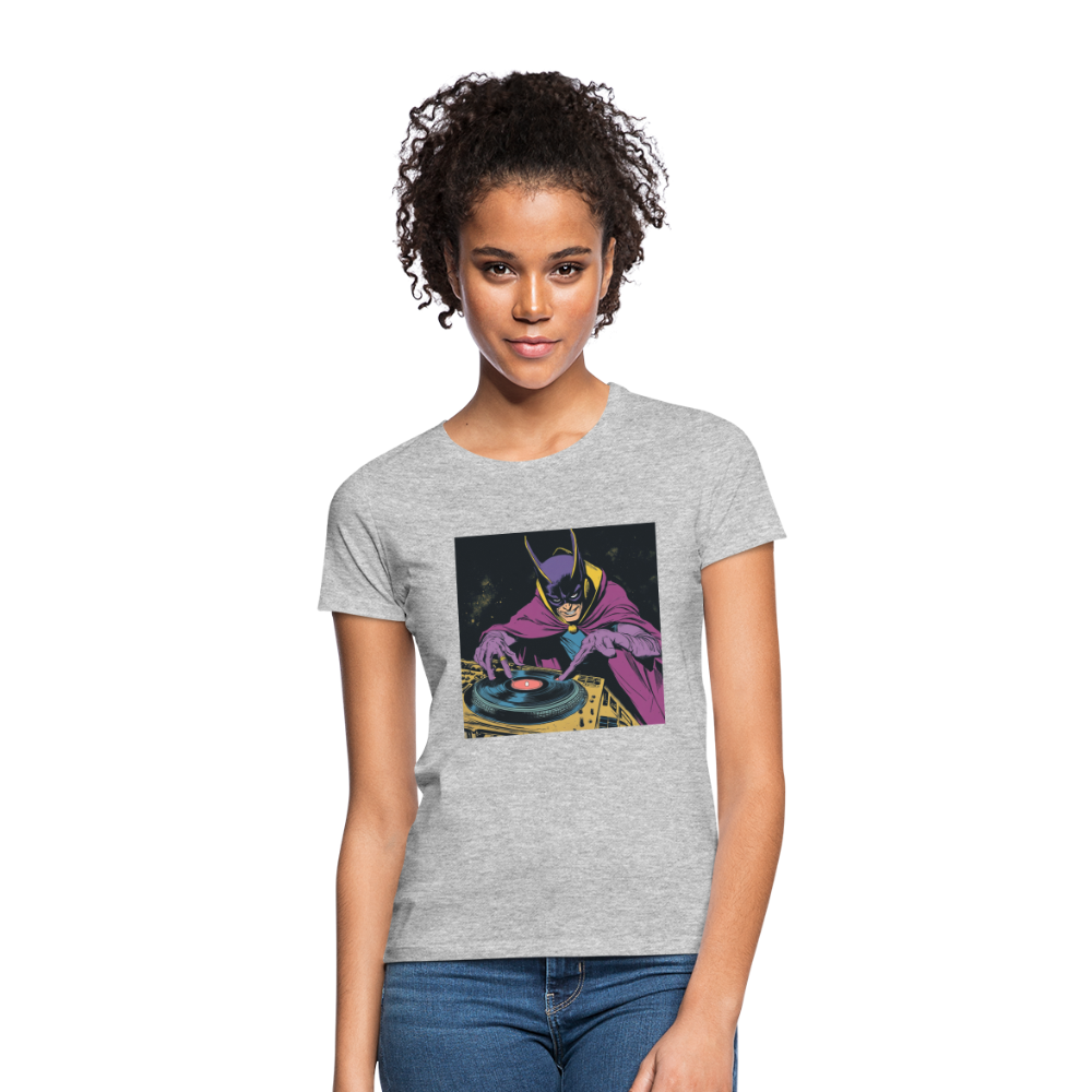 Purple Pulse, T-shirt dam - gråmelerad