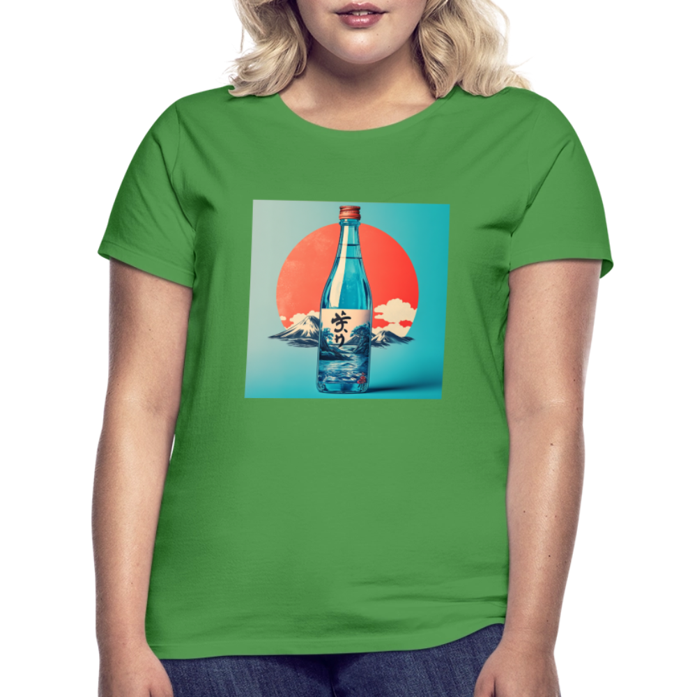 Stillhet i glas, T-shirt dam - kellygrön