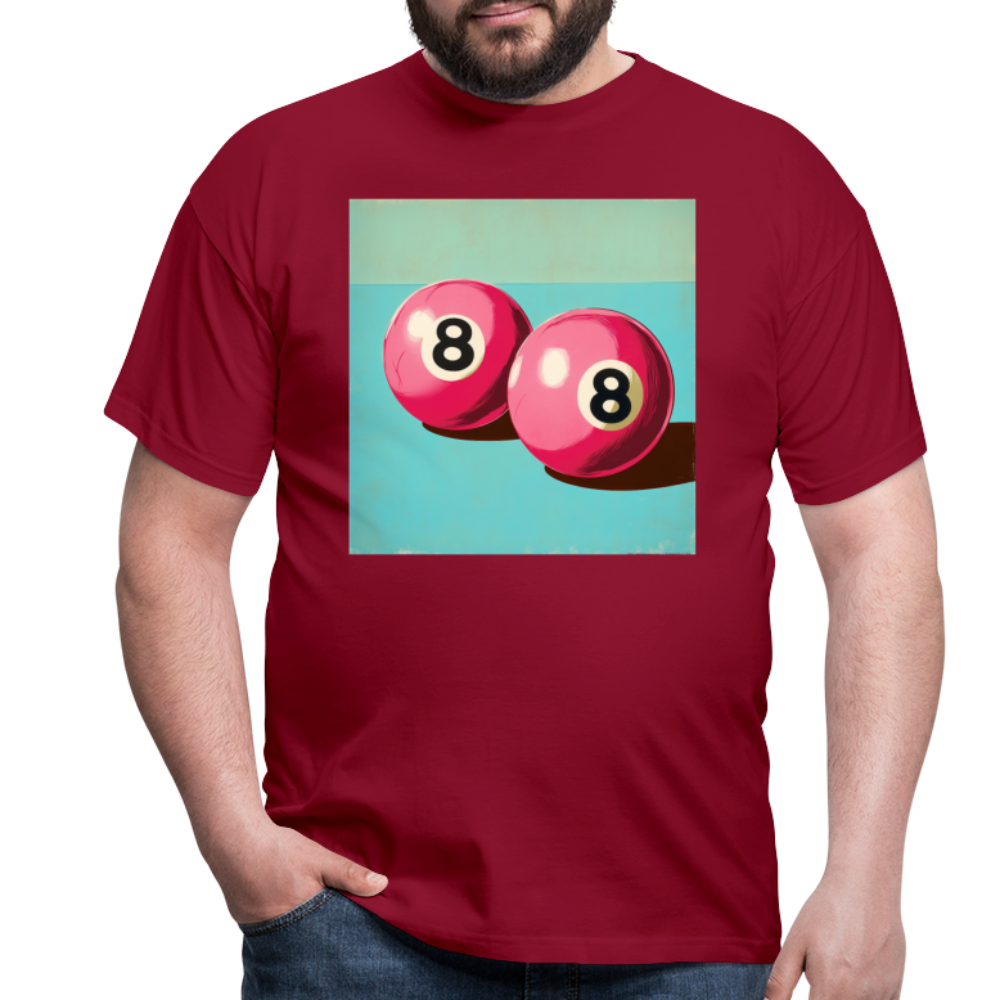 Rosa Rivaler, T-shirt herr - tegelröd
