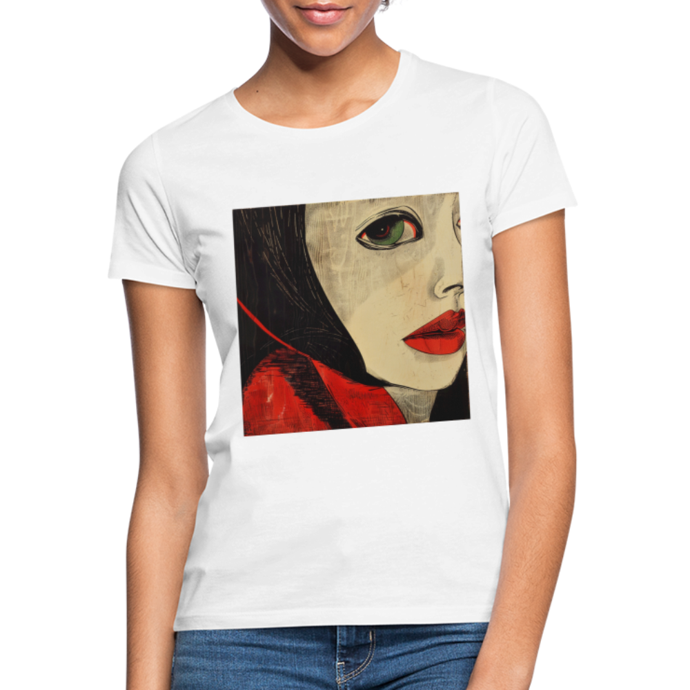 Fiskarfruns öga, T-shirt dam - vit