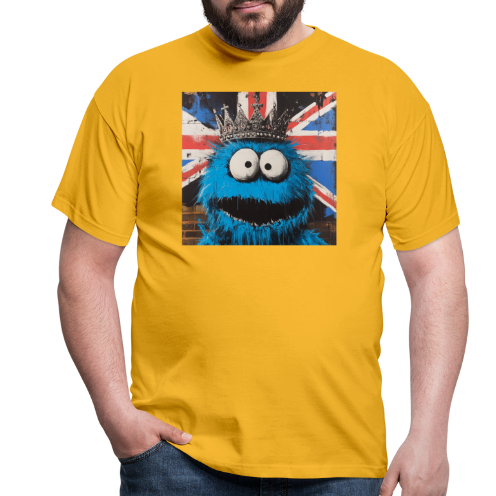 Monsters & Monarchs, T-shirt herr - gul