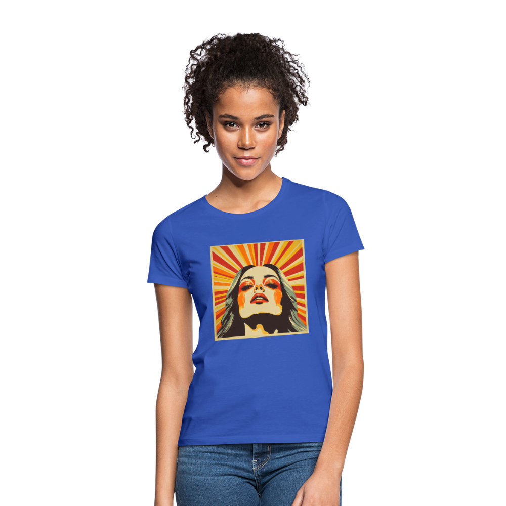 Sun Girl, T-shirt dam - royalblå