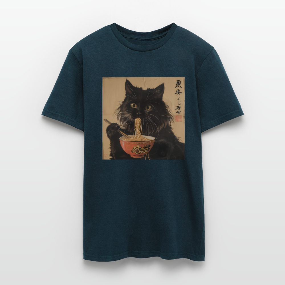 Kejsarens Katt och Ramens Hemlighet, T-shirt herr - marinblå