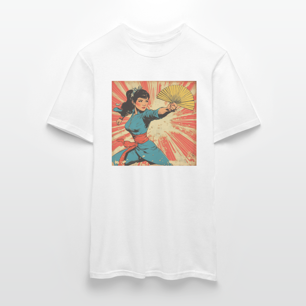 Solfjädern, T-shirt herr - vit