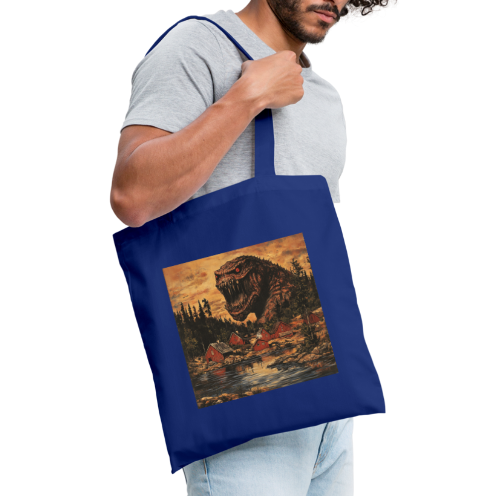 När Draken Vaknade vid Siljan, Tygväska - kungsblå
