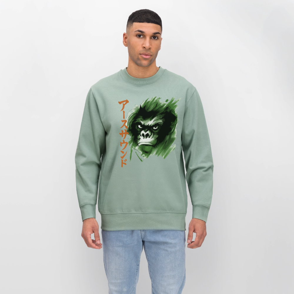 Earth Sound, Ekologisk sweatshirt CHANGER unisex från Stanley/Stella - ljus grågrön