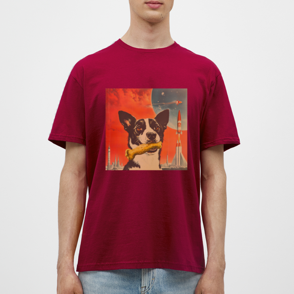 Stjärnorna Nära, T-shirt herr - tegelröd
