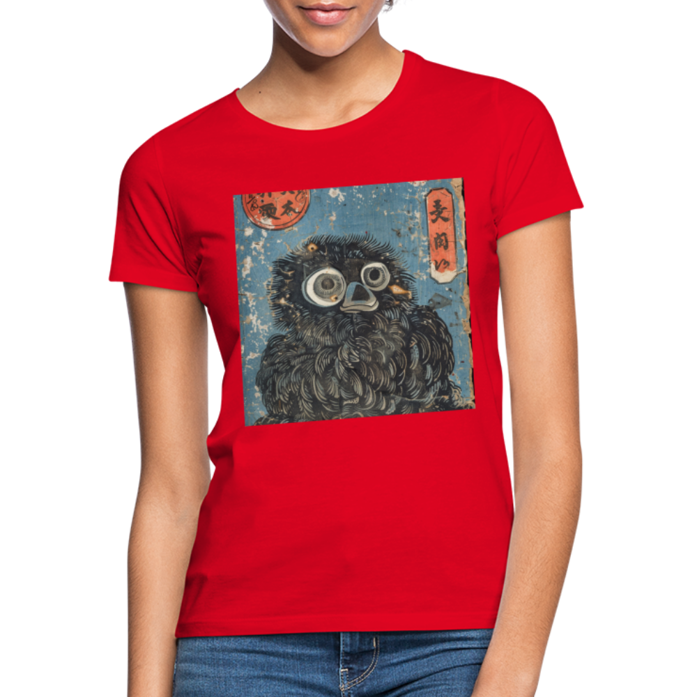 Denimiko, T-shirt dam - röd