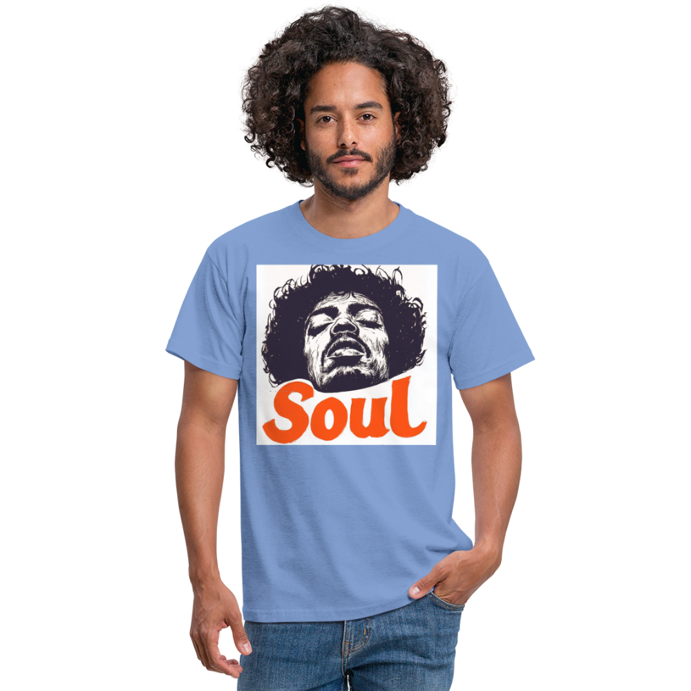 Kärlek, frihet och rättvisa, T-shirt herr - carolina blue