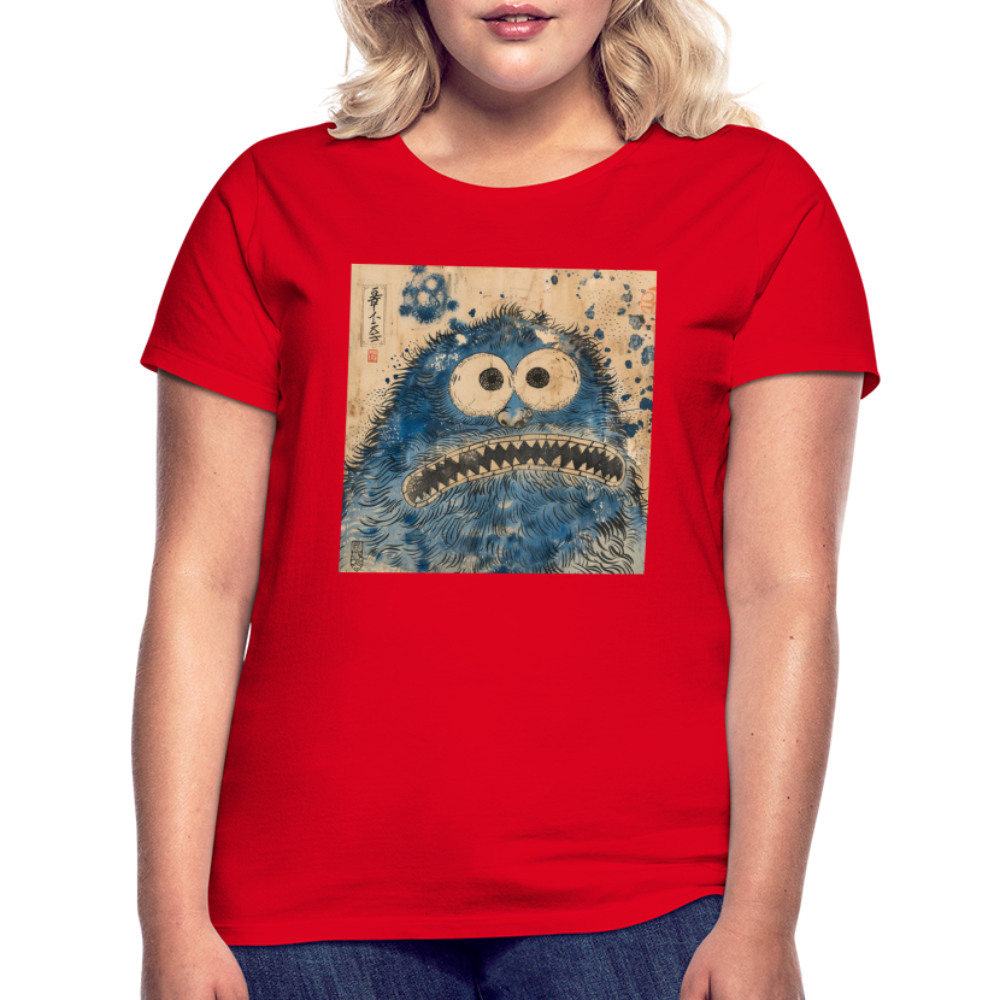 Uramiko ramlar i vattnet, T-shirt dam - röd