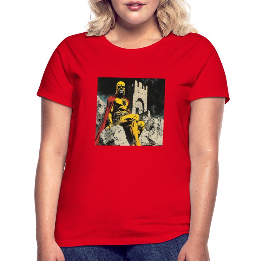 Orkalon, T-shirt dam - röd