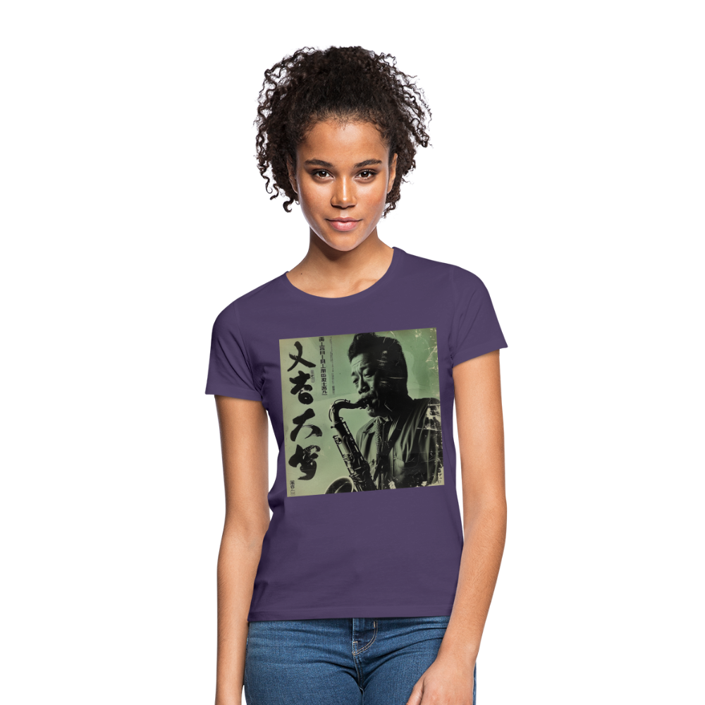 Live Mount Fuji Jazzcafé , T-shirt dam - mörklila