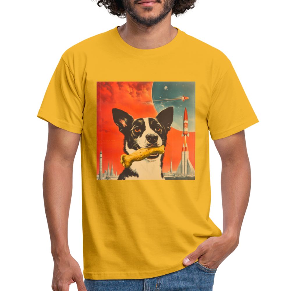 Stjärnorna Nära, T-shirt herr - gul