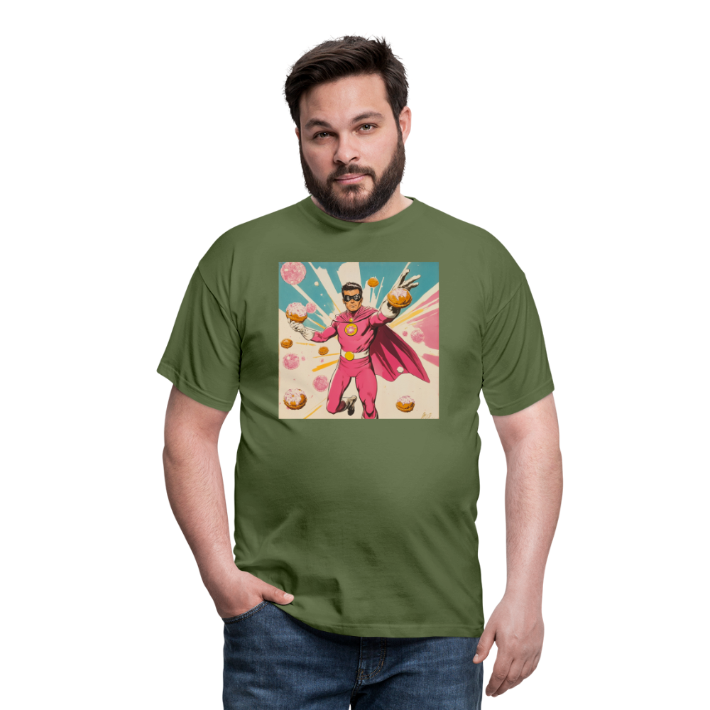 Frosting-Fury, T-shirt herr - Militärgrön