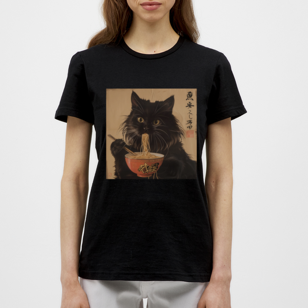 Kejsarens Katt och Ramens Hemlighet, T-shirt dam - svart