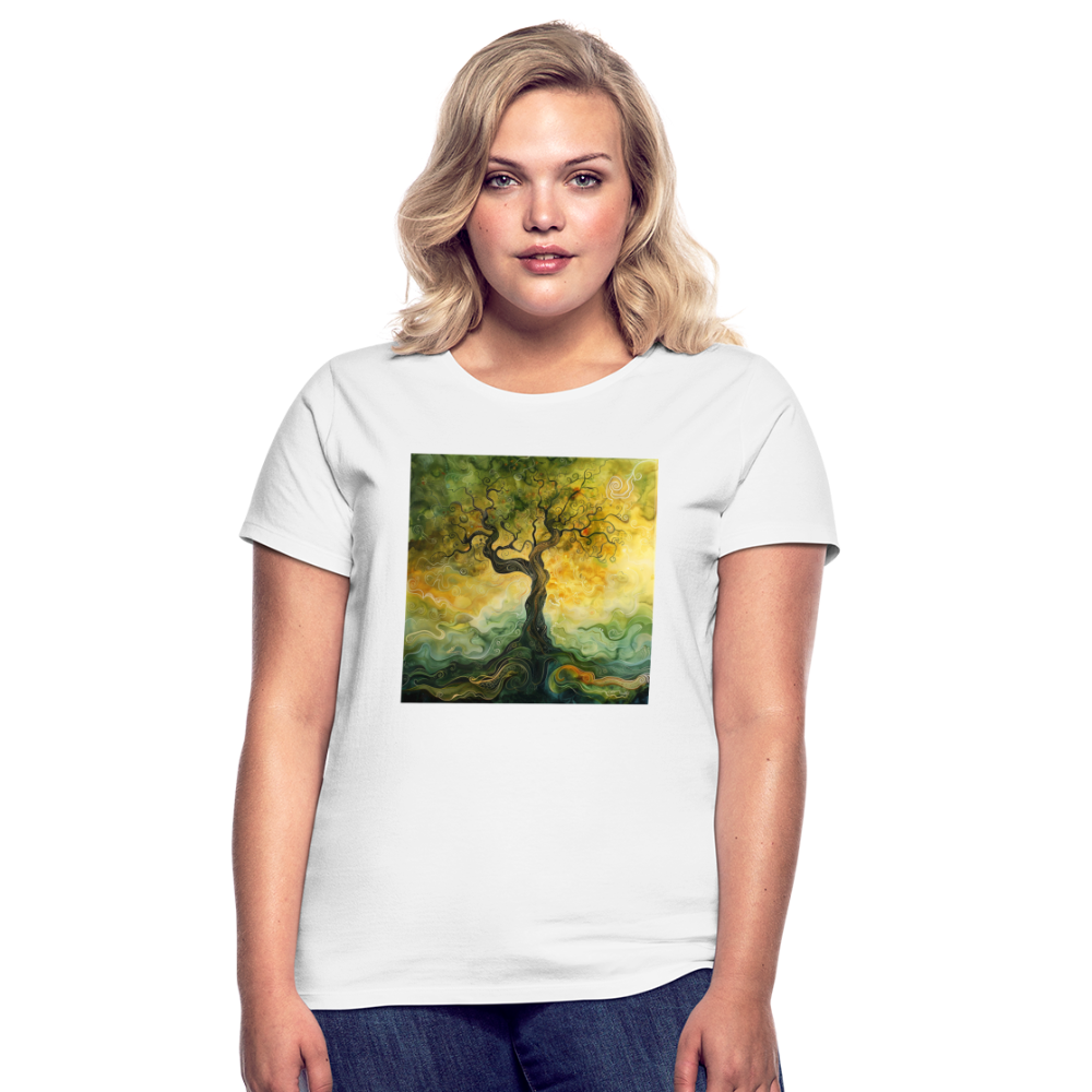 Trädets visdom, T-shirt dam - vit