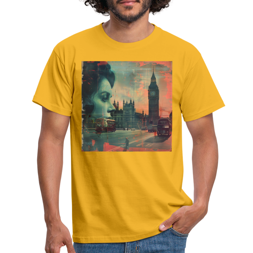 The Beat of London, T-shirt herr - gul
