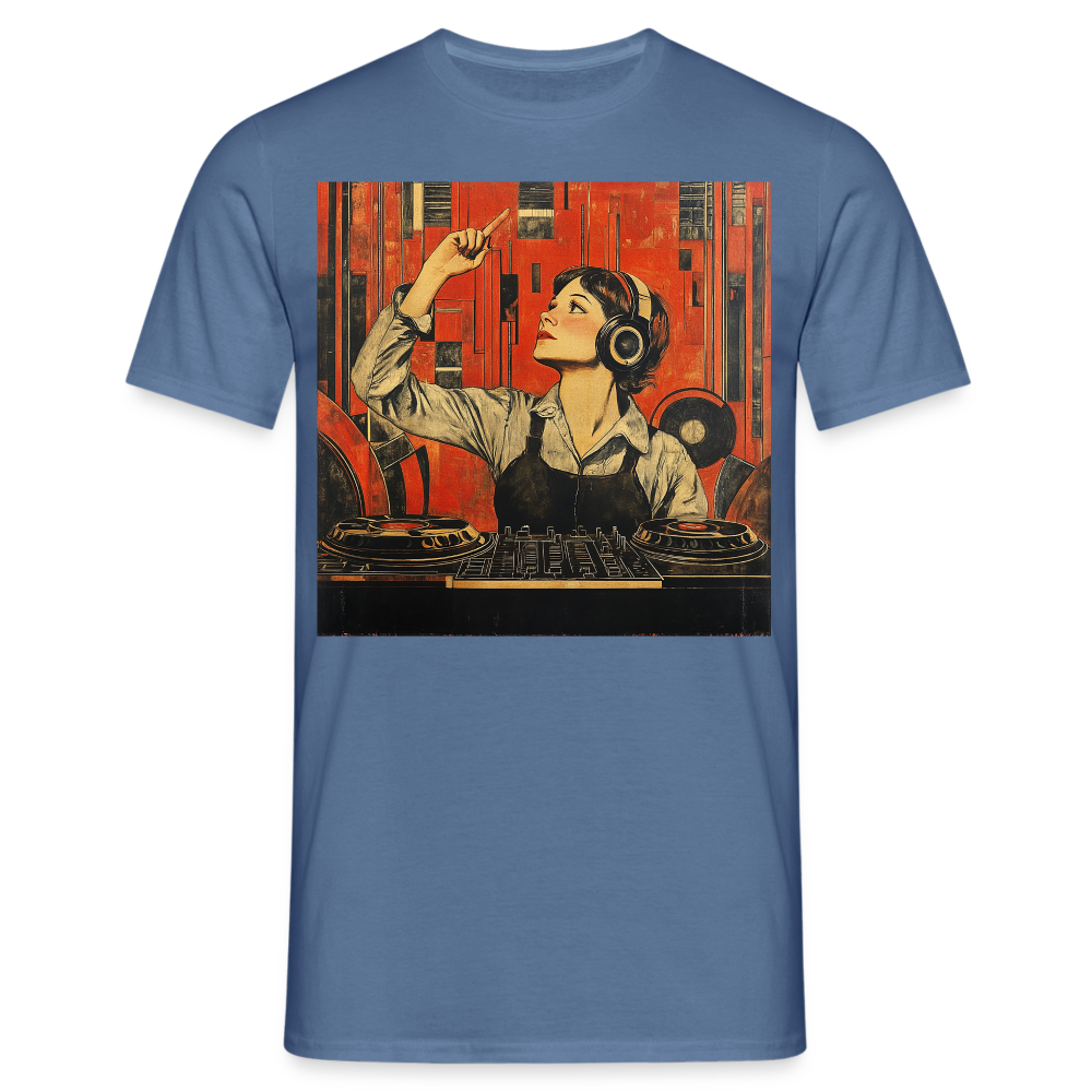Revolutionens Rytm, T-shirt herr - duvblå