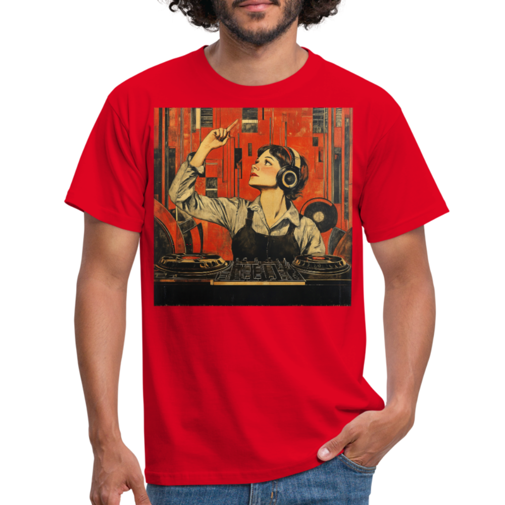 Revolutionens Rytm, T-shirt herr - röd