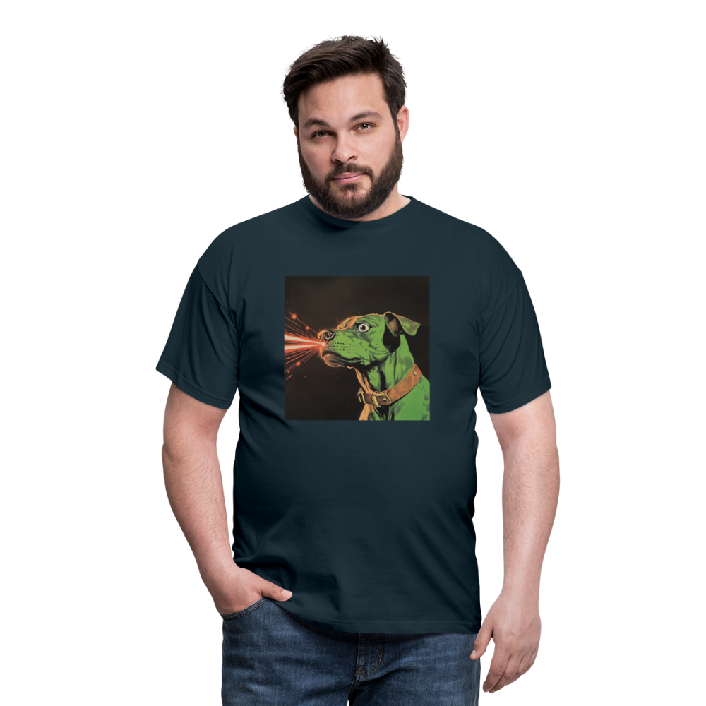 Strålhunden, T-shirt herr - marinblå