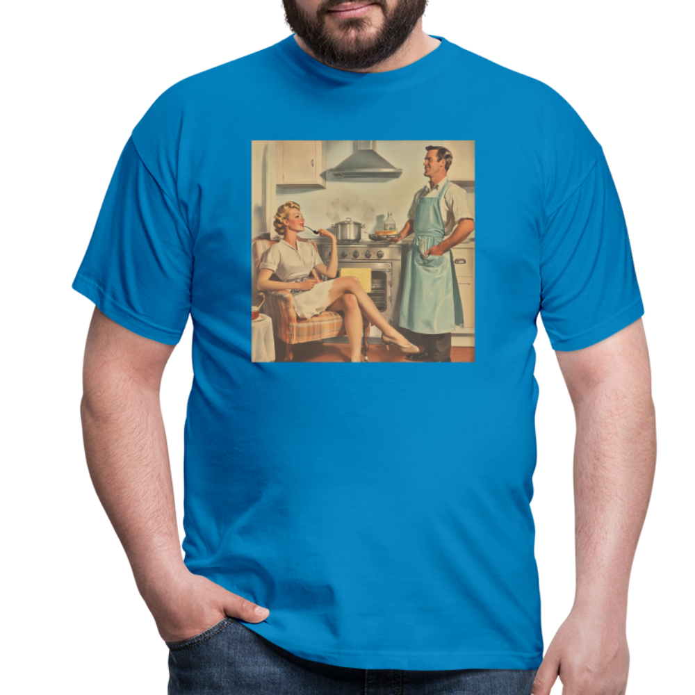 Äta bör man - annars dör man, T-shirt herr - kungsblå