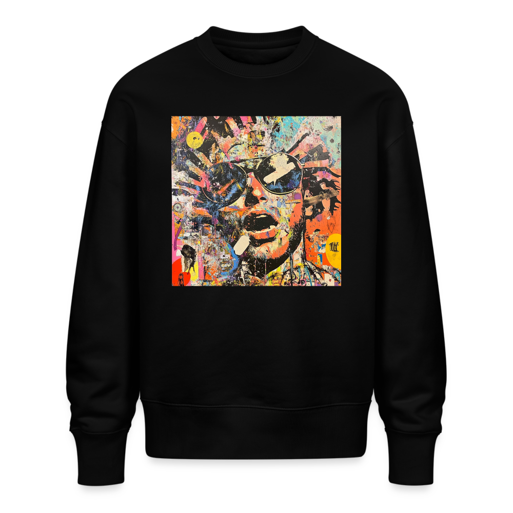 Cosmic Soul Groove, Ekologisk oversizetröja RADDER unisex från Stanley/Stella - svart