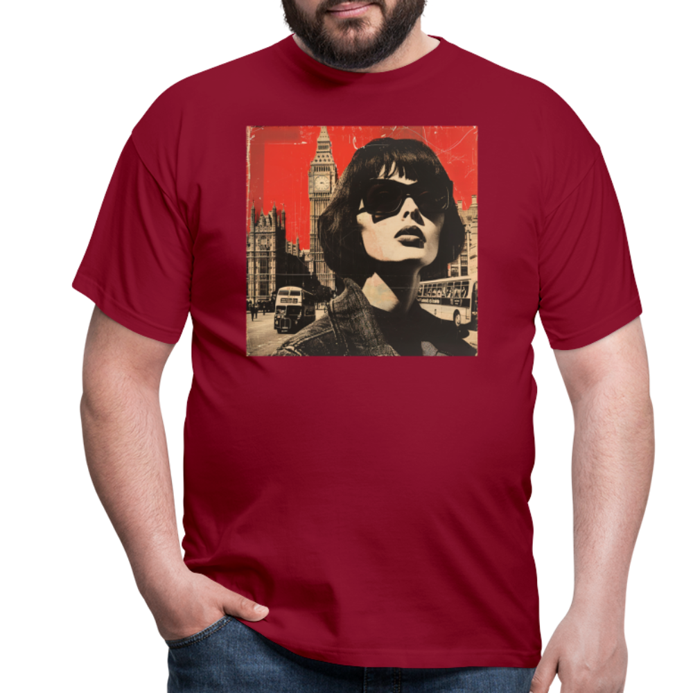 T-shirt herr - tegelröd