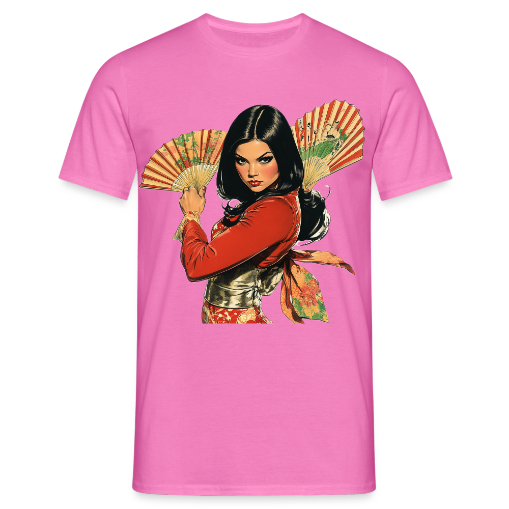 Dansen med Solfjädrar: Vindens krigare, T-shirt herr - rosa