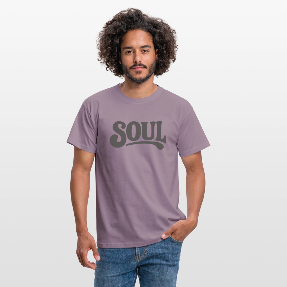All About Soul, T-shirt unisex - lilagrå