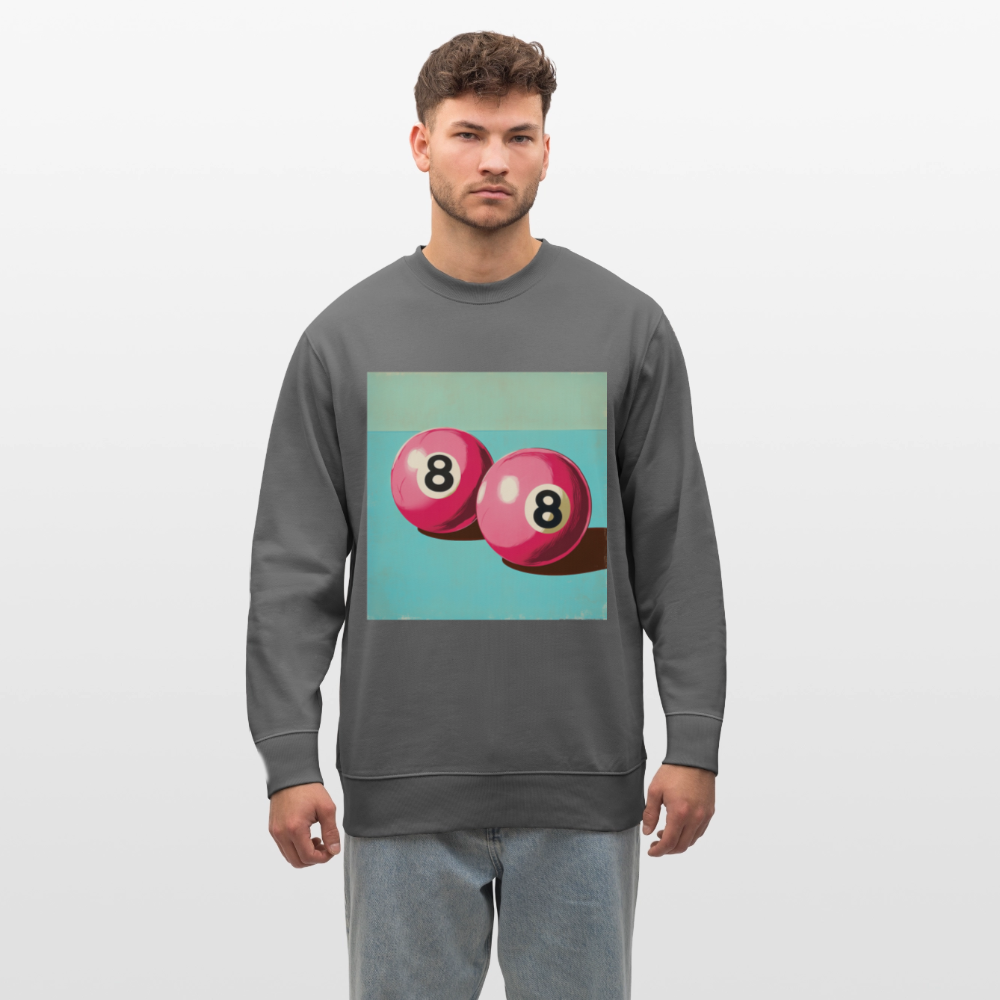 Rosa Rivaler, Ekologisk sweatshirt CHANGER unisex från Stanley/Stella - kolgrå