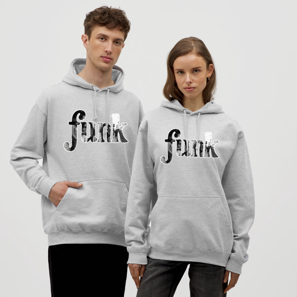 Funk Vibes, Luvtröja unisex - ljusgråmelerad