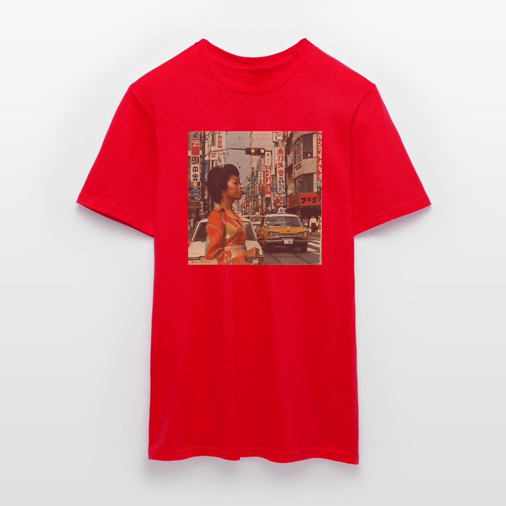 Yumi Sakamoto, T-shirt herr - röd