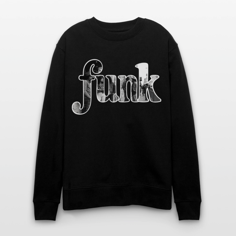 Funk Vibes, Ekologisk sweatshirt CHANGER unisex från Stanley/Stella - svart