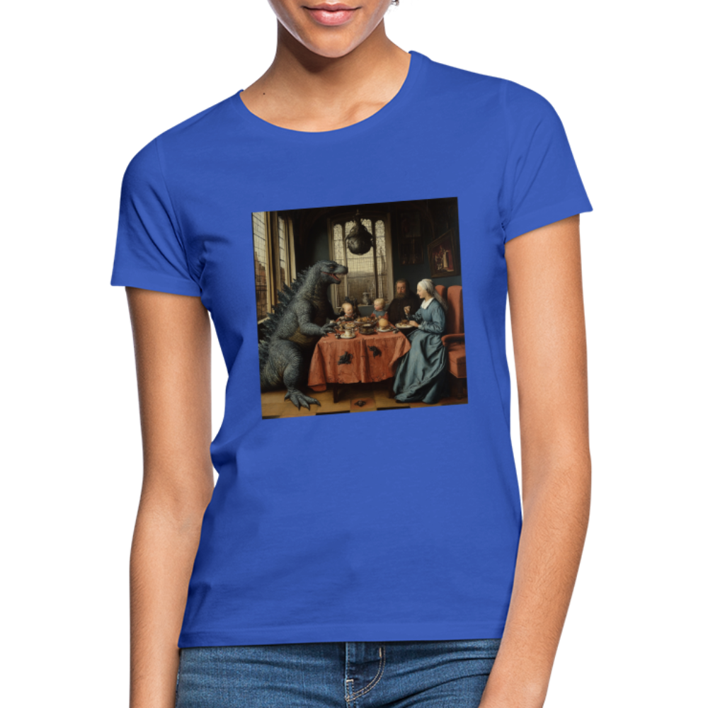 Familjens Fest med Gäst, T-shirt dam - royalblå