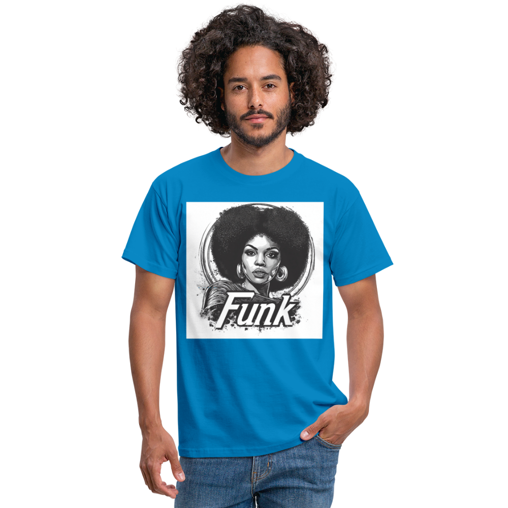 Funk Queen: Power in Motion, T-shirt herr - kungsblå