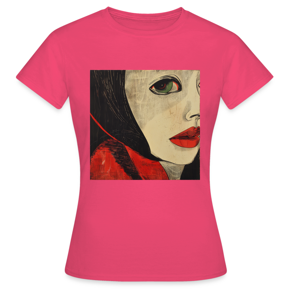 Fiskarfruns öga, T-shirt dam - azalea