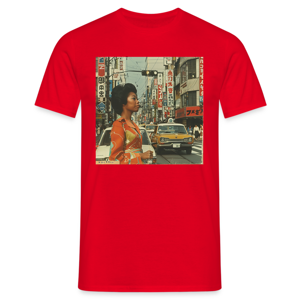 Yumi Sakamoto, T-shirt herr - röd